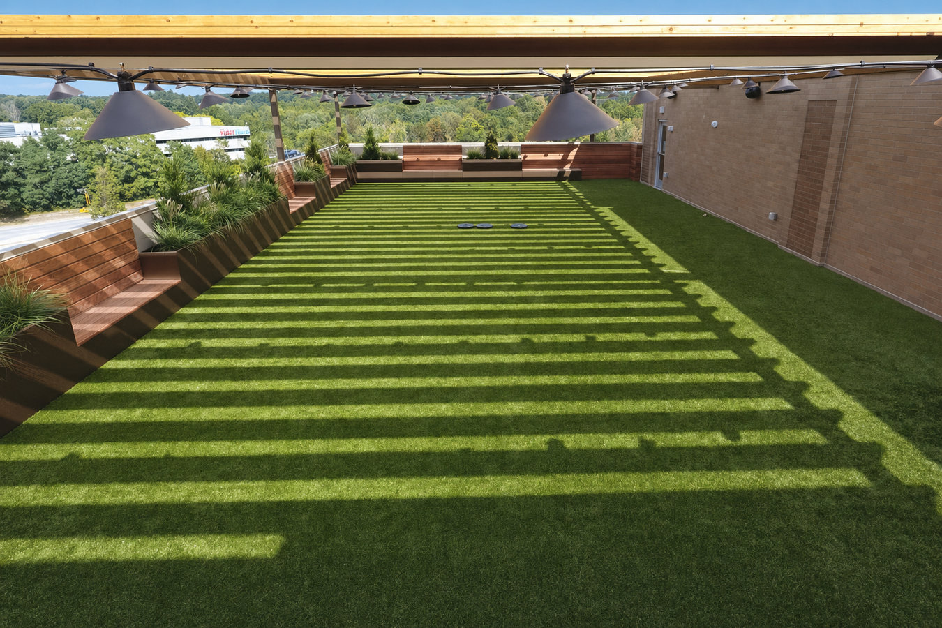 Turf for rooftop gardens in North Port, FL